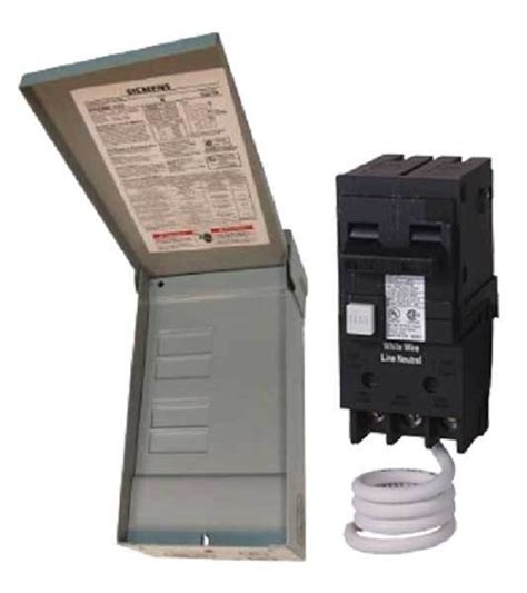 40a gfi breaker outdoor box